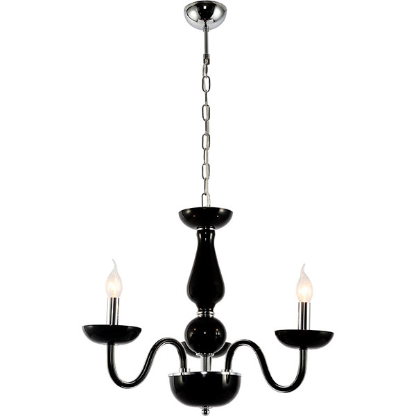 Люстра подвесная Victoria Lighting 3xE14 черный Delizia/SP3 black 