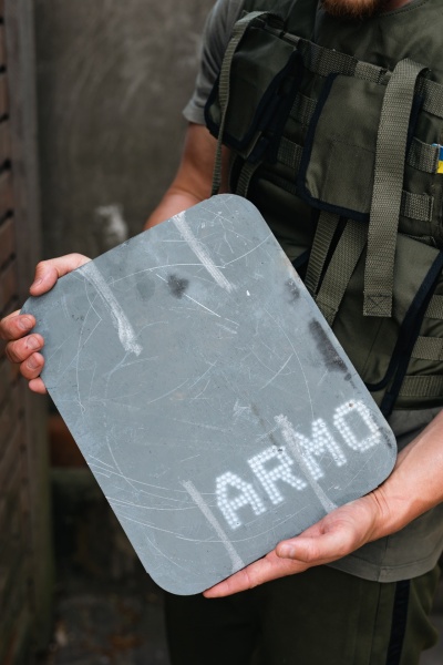 Бронепластина Альтерн ARMOX 500, VIN-BRON, 8mm 1шт. 4 класс (Сертификат) 