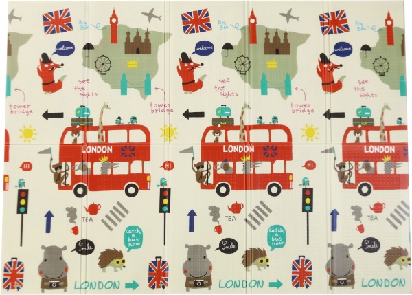 Игровой коврик Bambinelli 150х196х0.8 см в сумке HSP1125032/1/London/Animals
