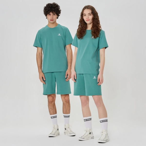 Шорти Converse GO-TO EMBROIDERED STAR CHEVRON FLEECE SHORT 10023875-346 р. L зелений