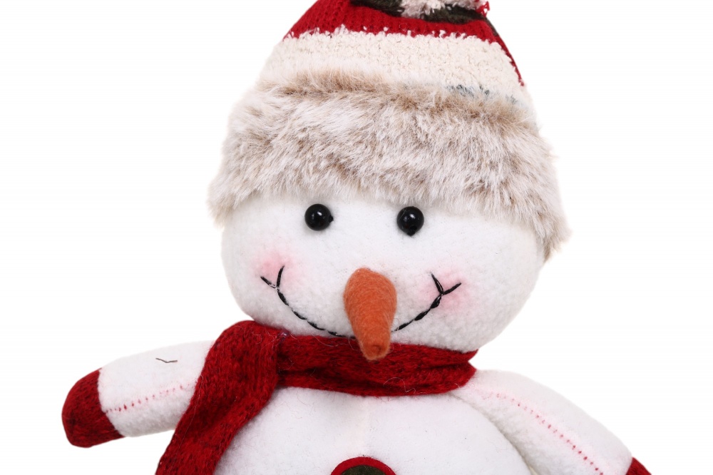 Декорация новогодняя Снеговик весельчак 14х20 см в ассортименте LF2228079AB