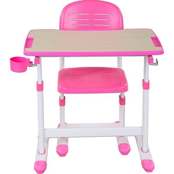 Комплект парта і стул-трансформер Fundesk Piccolino II Pink