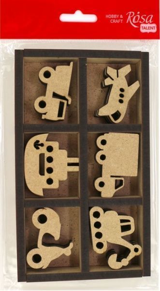 Набор заготовок Для мальчиков 15,5х2,5х9,5 см 18 шт. Rosa Talent 