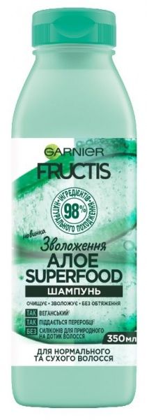 Шампунь Garnier Fructis Алое Зволоження для нормального та сухого волосся 350 мл