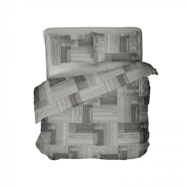 Комплект постільної білизни 2,0 Лестер сірий UP! (Underprice) 