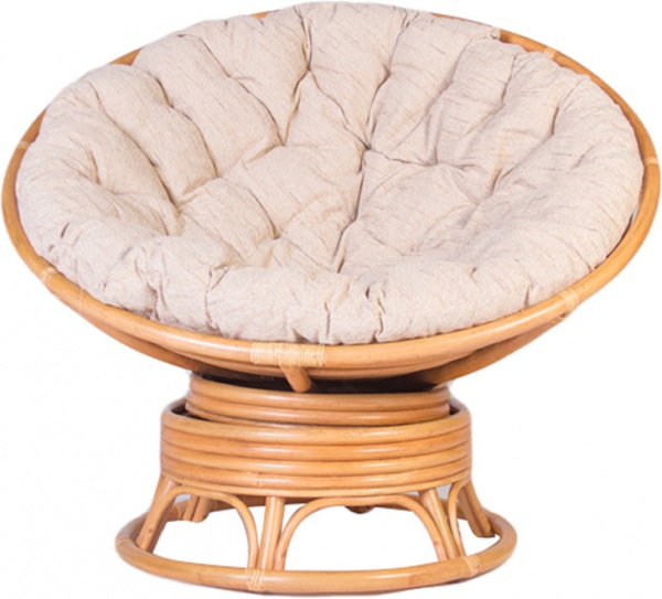 Крісло-гойдалка Cruzo 103x115x97 см brown 