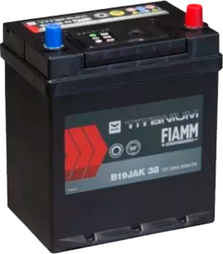 Аккумулятор автомобильный Fiamm Black Titanium B19JAK 38 38Ah 300A 12V «+» справа (FIM 7905163)