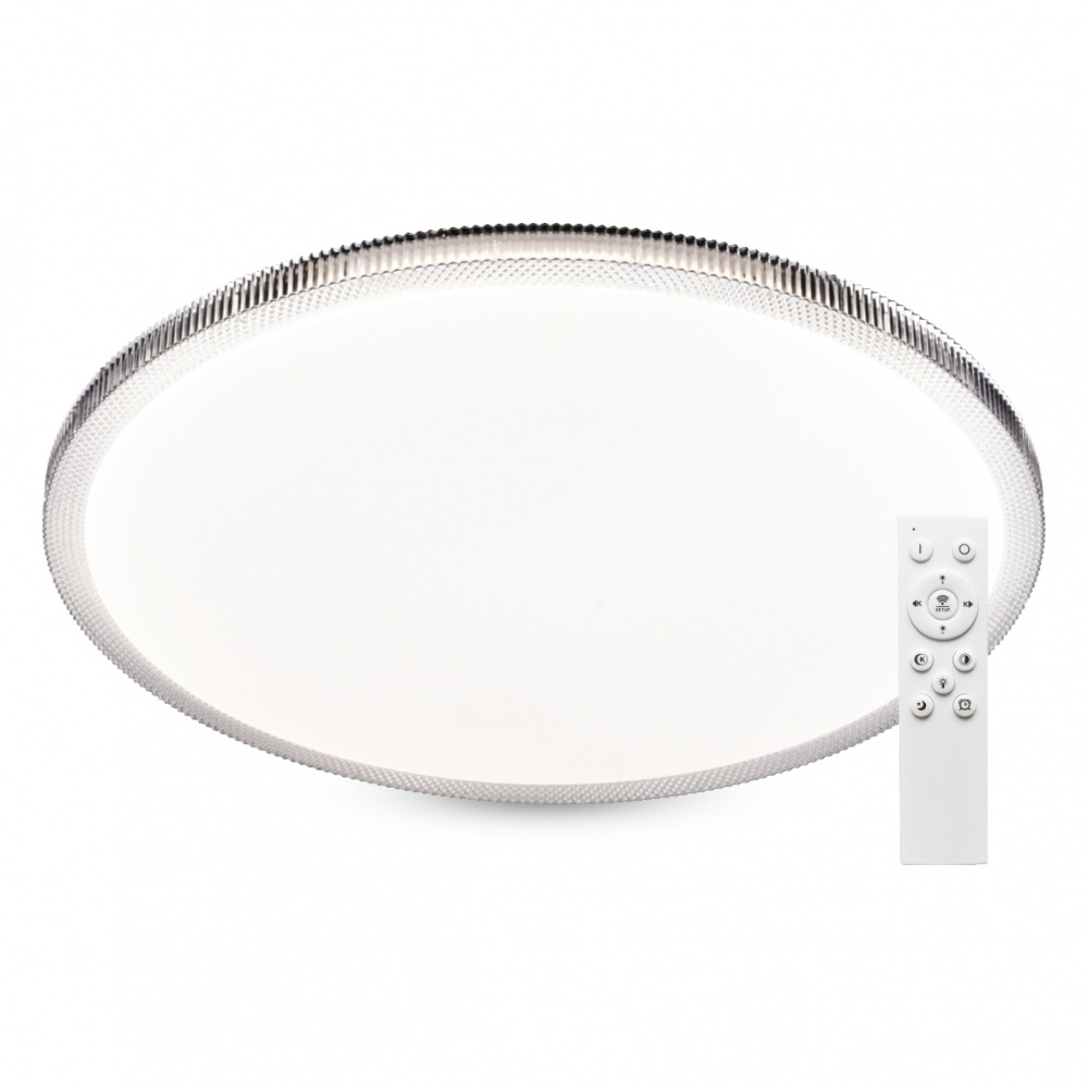 Світильник настінно-стельовий ARDERO білий із сріблястим 3000-4000-6500 К 80933