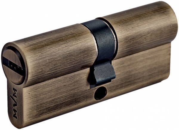 Цилиндр MVM Р6Р 30x30 ключ-ключ 60 мм старая бронза