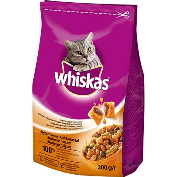 Корм Whiskas з куркою 300 г