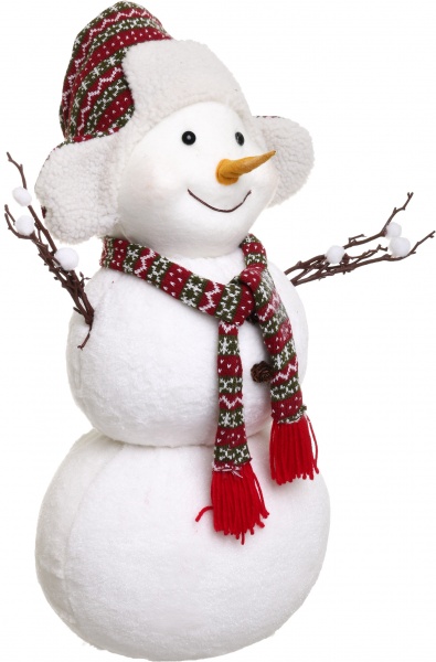 Декорация новогодняя Снеговик 62х30 см 70471787 