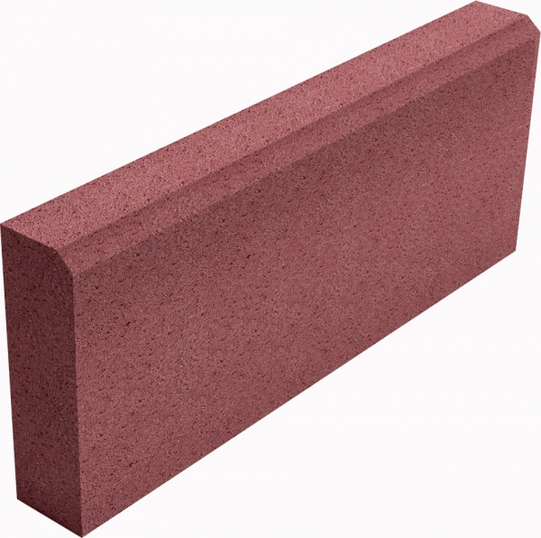 Бордюр Авеню парковый 500 х 60 х 200 мм вишня