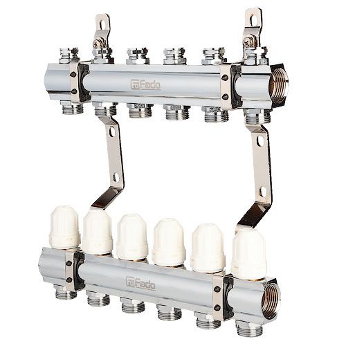 Коллектор FADO S.r.l с запорными клапанами 1