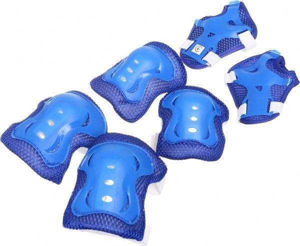 Комплект захисту MaxxPro для роликових ковзанів PR-4-BL р. S блакитний