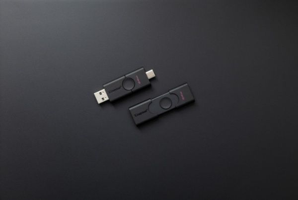 Флеш-память USB Kingston 32 ГБ USB 3.2 USB Type-C black (DTDE/32GB) 