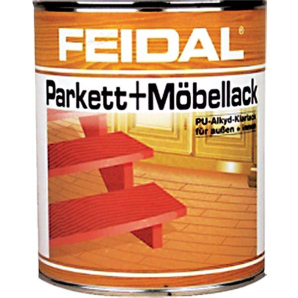 Лак Feidal Parkett Mobellack паркетный полуматовый 2.5 л