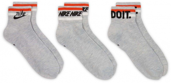 Шкарпетки Nike EVERYDAY ESSENTIAL DX5080-050 р.M сірий