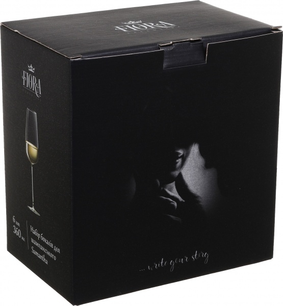 Набір бокалів для шампанського Samantha 360 мл 6 шт. Rona 