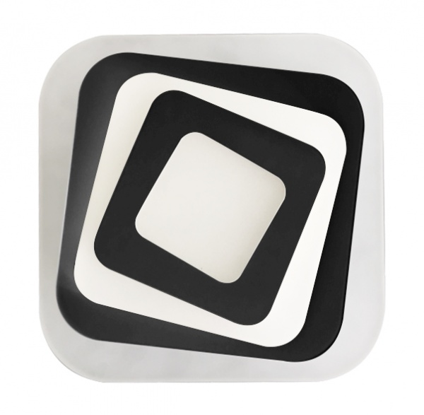 Світильник світлодіодний Светкомплект ACRYLIC 03 WL 24 Вт чорний 2800-6000 К 