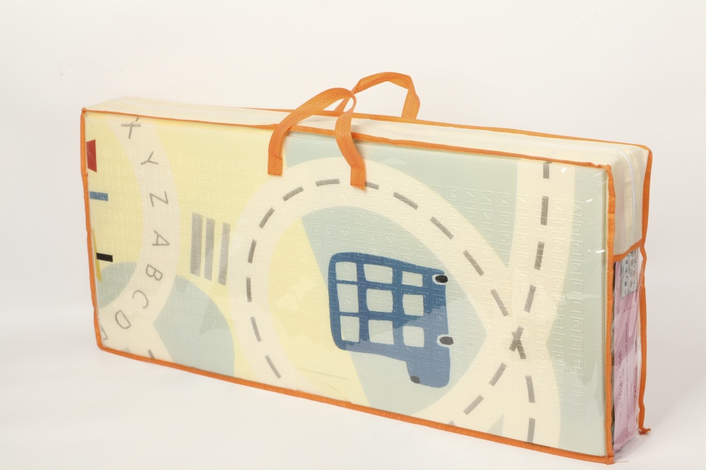 Игровой коврик Bambinelli Panda-traffic 180x200х1 см в сумке