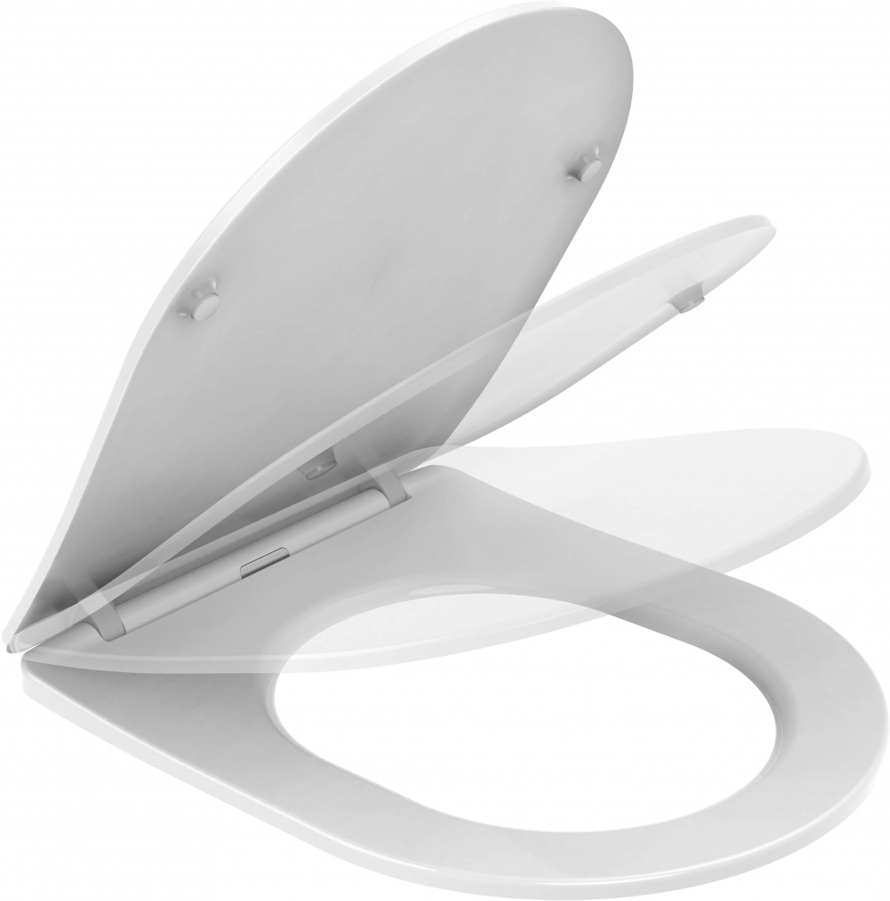 Сидіння для унітаза EGO SOFT CLOSE Quick release 42х36 см