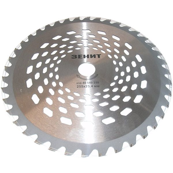 Диск Зенит Профи для садового триммера 40 ТВС 255х25.4 мм