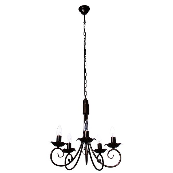 Люстра підвісна Nowodvorski PLOMYK V 5xE14 бронзовий 483;48483 