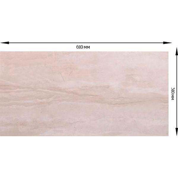 Плитка Allore Group Sinay Dark beige W M NR Glossy 31x61 