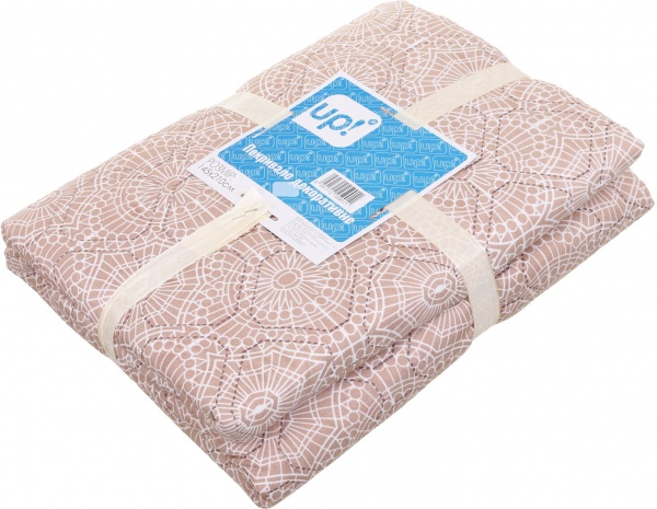 Покрывало Florence 145x210 см UP! (Underprice) бежевый с рисунком