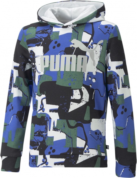 Джемпер Puma ESS+ STREET ART AOP HOODIE TR B 67327102 р. 140 різнокольоровий