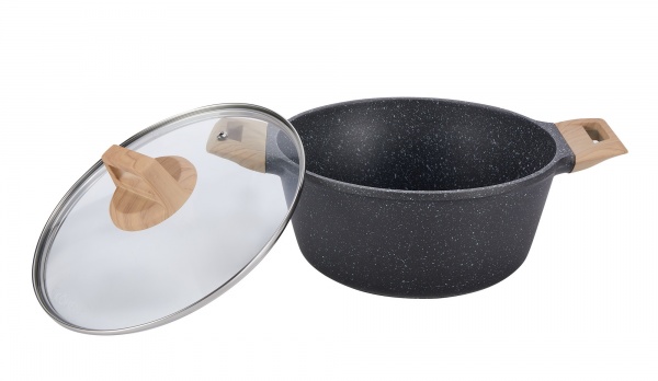 Кастрюля с крышкой Eco Petra 28 см KN91635 Kohen