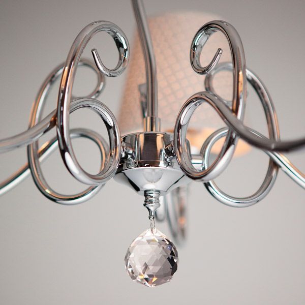 Люстра підвісна Strotskis Fresa 5x40 Вт E14 хром 70068/5 