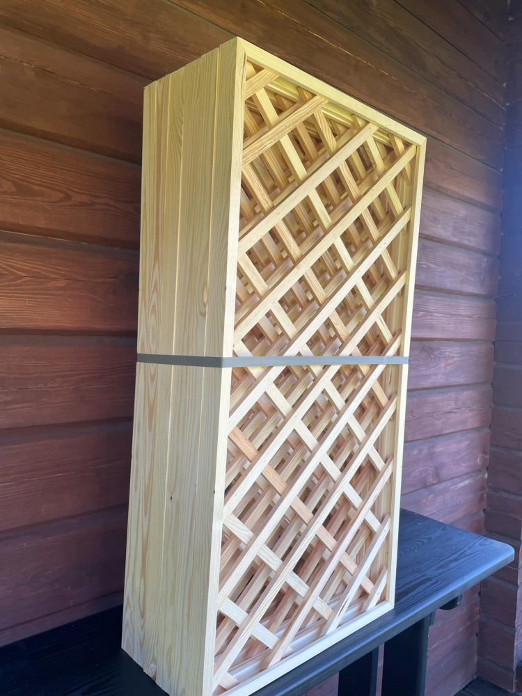 Забор декоративный Штора в рамке 520х1000 мм