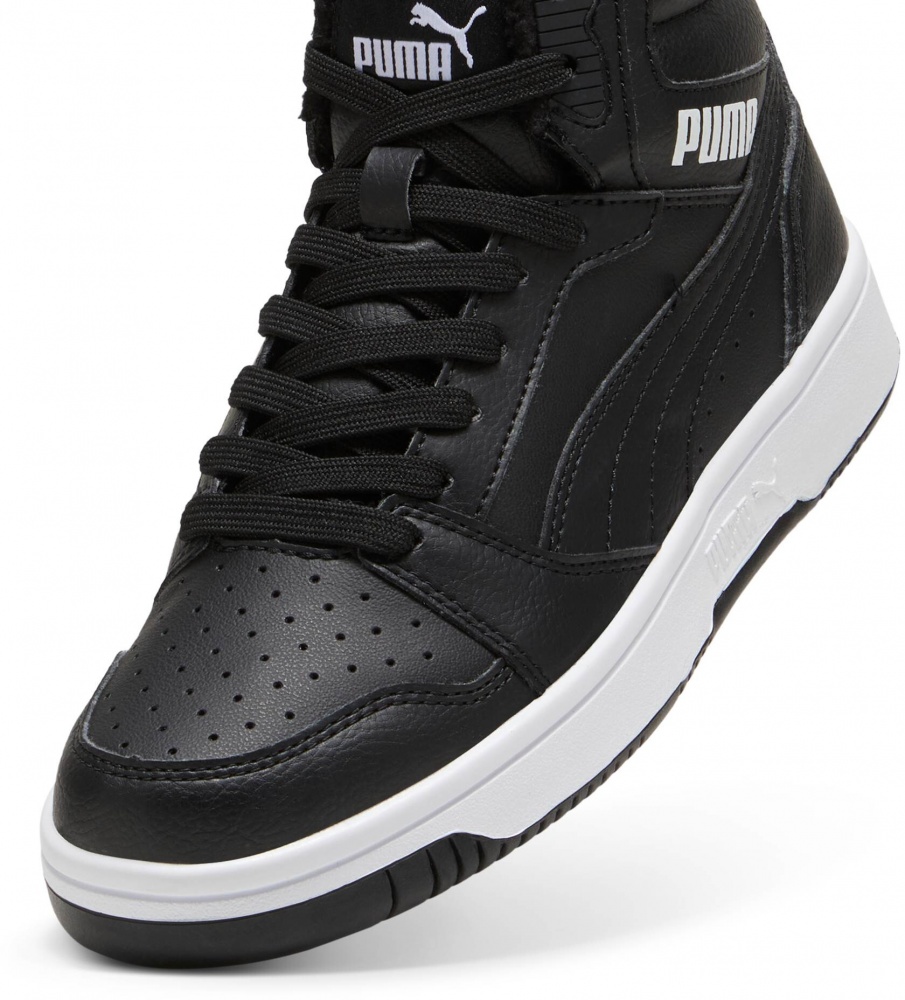 Черевики Puma Rebound V6 Mid WTR Jr 39468501 р.39 чорний