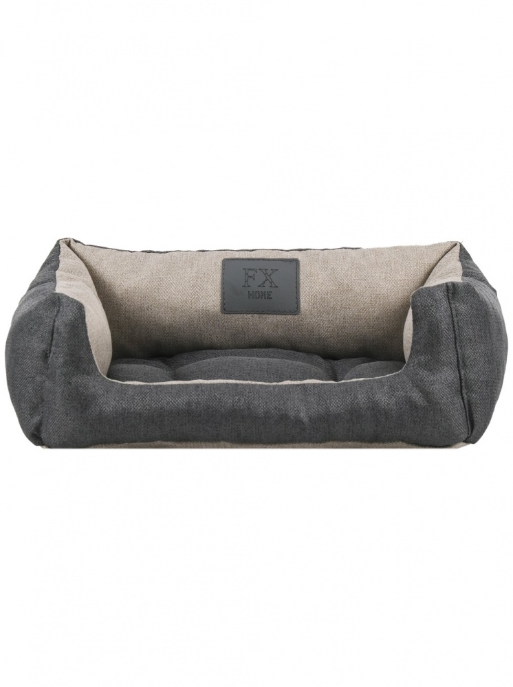 Лежак FX home Mальмо 40х30х12 см, бежево-серый