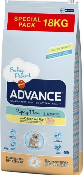 Корм Advance Puppy Maxi 18 кг