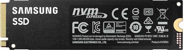 SSD-накопичувач Samsung 980 PRO NVMe 500GB M.2 PCI Express 3.0 x4 3D V-NAND (MZ-V8P500BW) 
