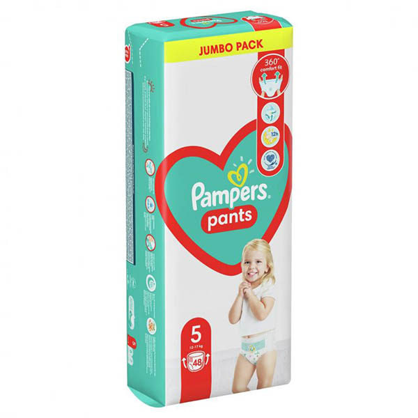 Подгузники-трусики Pampers Pants Junior 5 12-17 кг 48 шт.