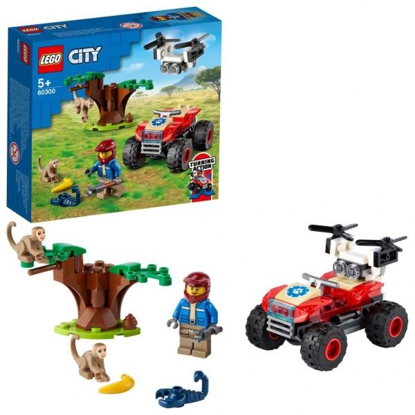 Конструктор LEGO City Спасательный вездеход для зверей 60300