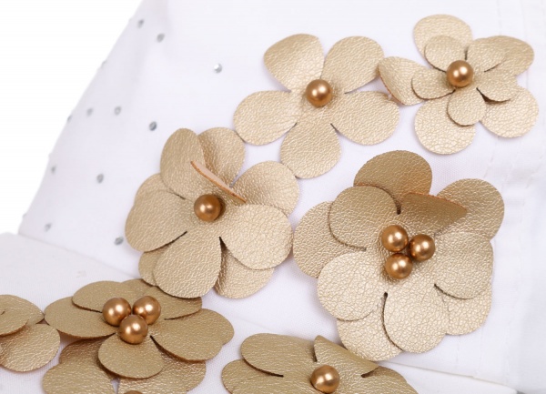 Кепка для девочек Pampona 21 L 06 р.52 молочный 