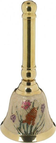 Дзвоник з візерунком Квіти d7,5 см 3273