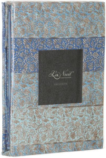 Комплект постільної білизни Dream 1,5 200TC синій із малюнком La Nuit 