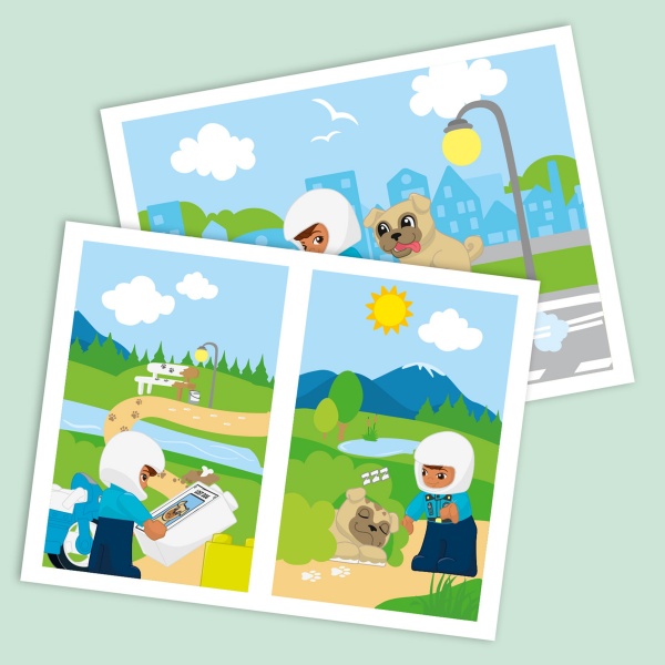 Конструктор LEGO DUPLO Поліцейський мотоцикл 10967