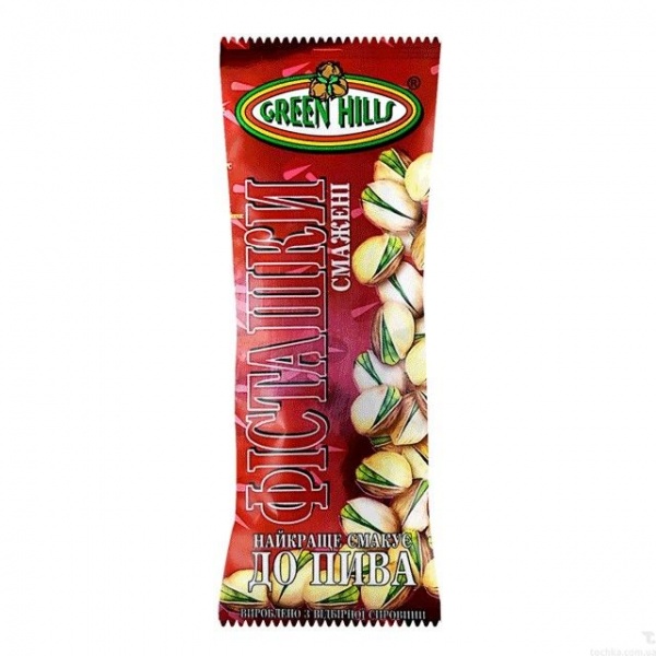 Фісташки ТМ GREEN HILLS смажені підсолені 80 г
