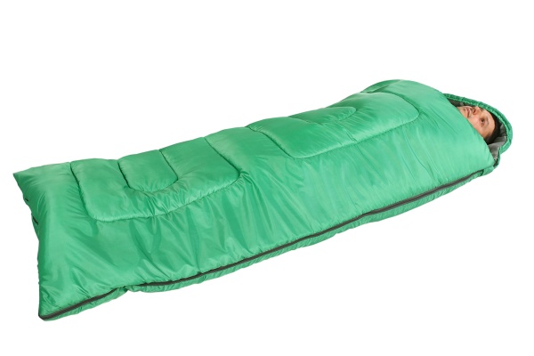 Спальный мешок зимний 205х82 см 300 г/м2 с капюшоном в ассортименте