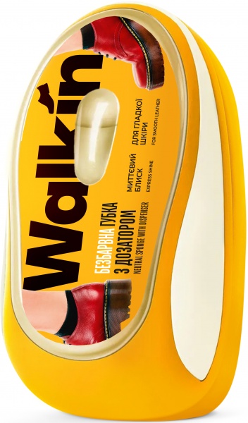 Губка-блиск із дозатором WALKIN для гладкої шкіри нейтральний