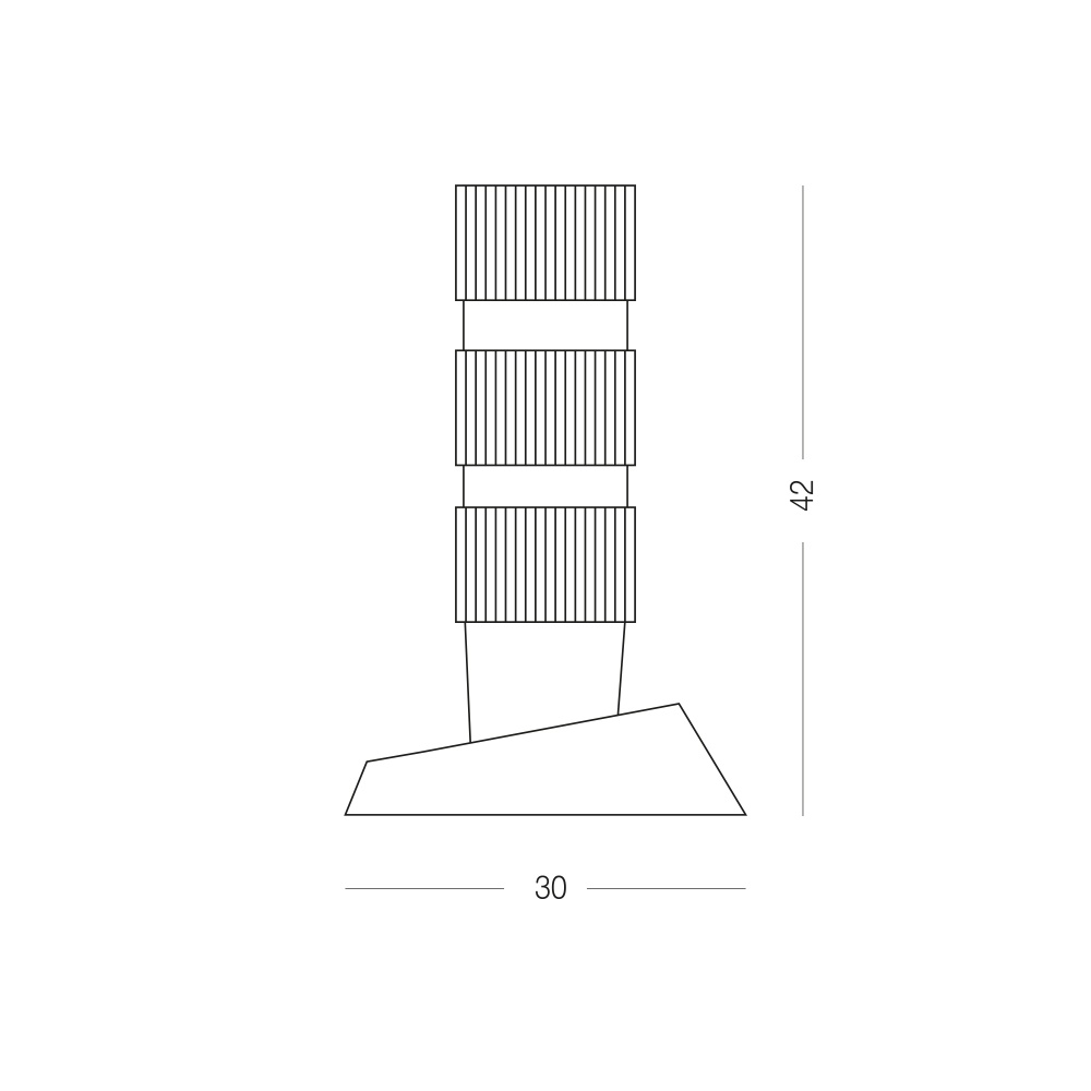 Стопор прихований MVM M-135 SN матовий нікель