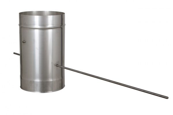 Шибер дымоходный 1 мм нерж Ф150 мм LIRA-LTD 