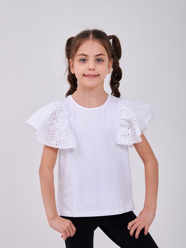 Блуза Smil р.134 белый 114042