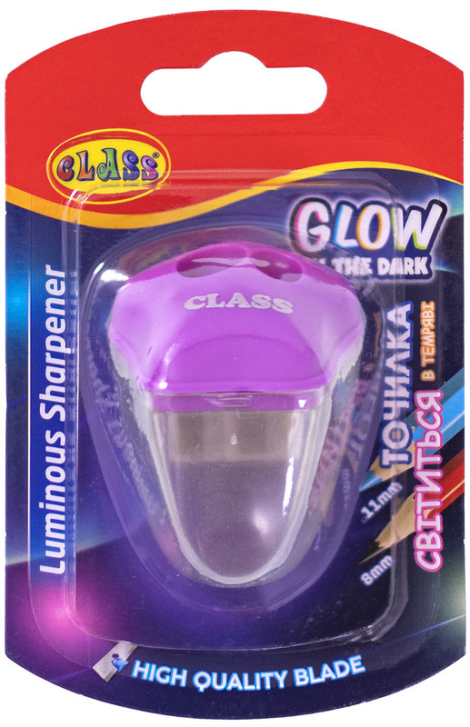 Точилка GLOWING 2 отверстия d8/11 мм 4818-2С CLASS